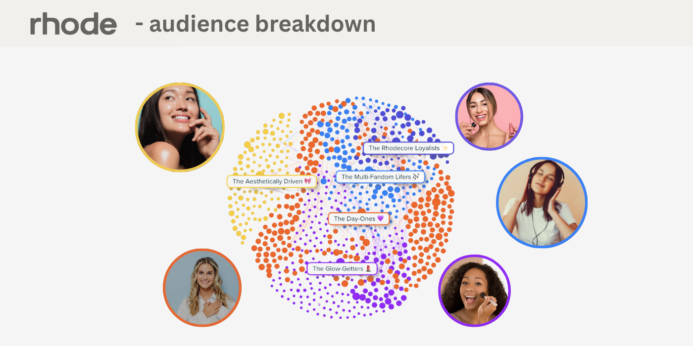 Audiense blog - image - Rhode audience breakdown - Audiense Insights