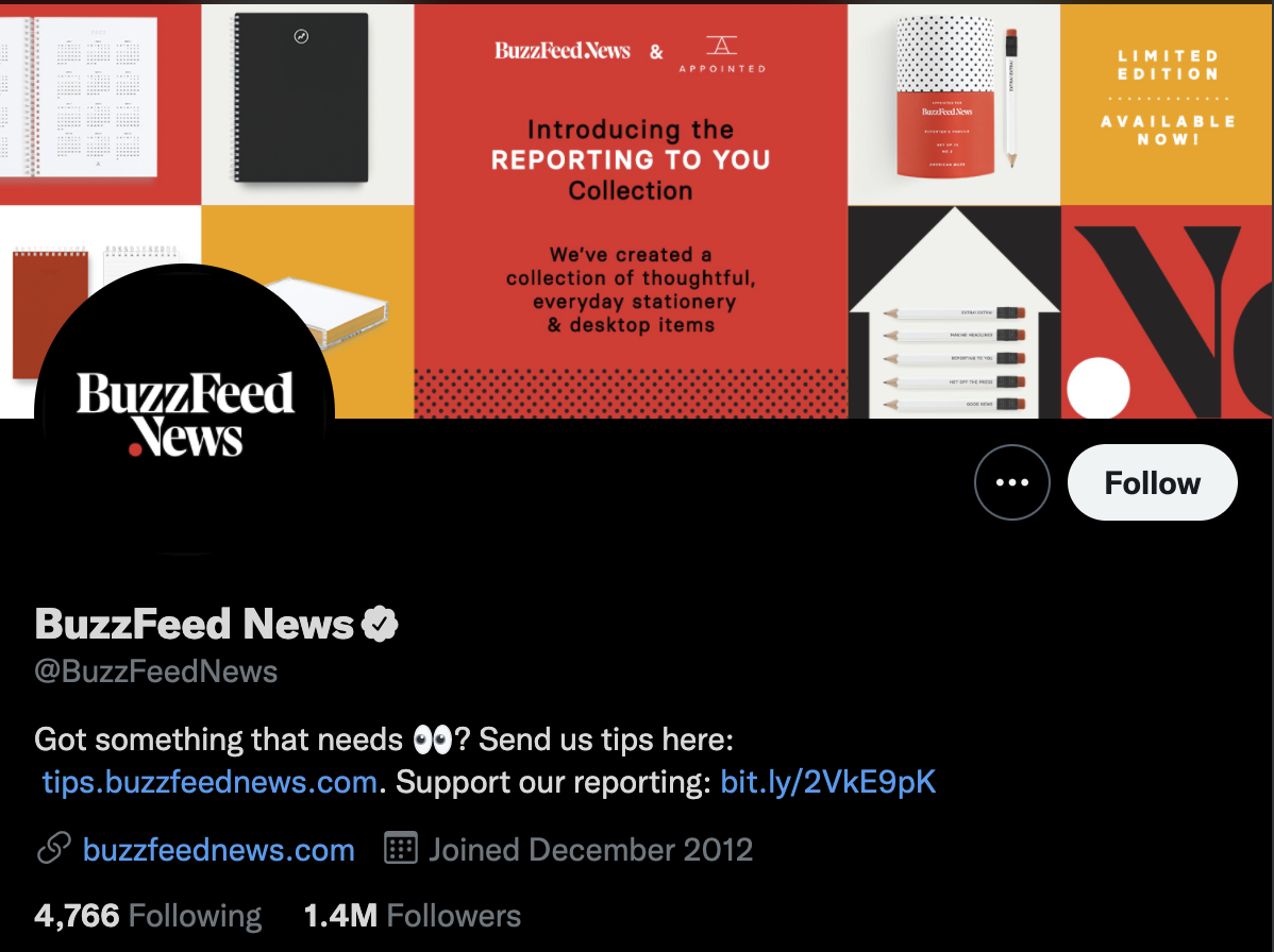 Audiense blog - Buzzfeednews