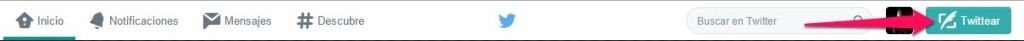 Haz clic en el botón Twittear