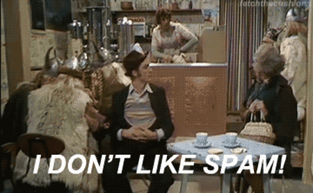 No me gusta el SPAM!!!