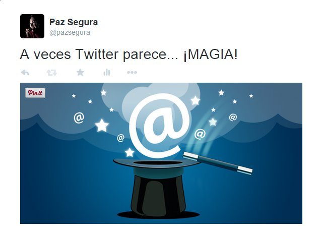 Tuit con imagen