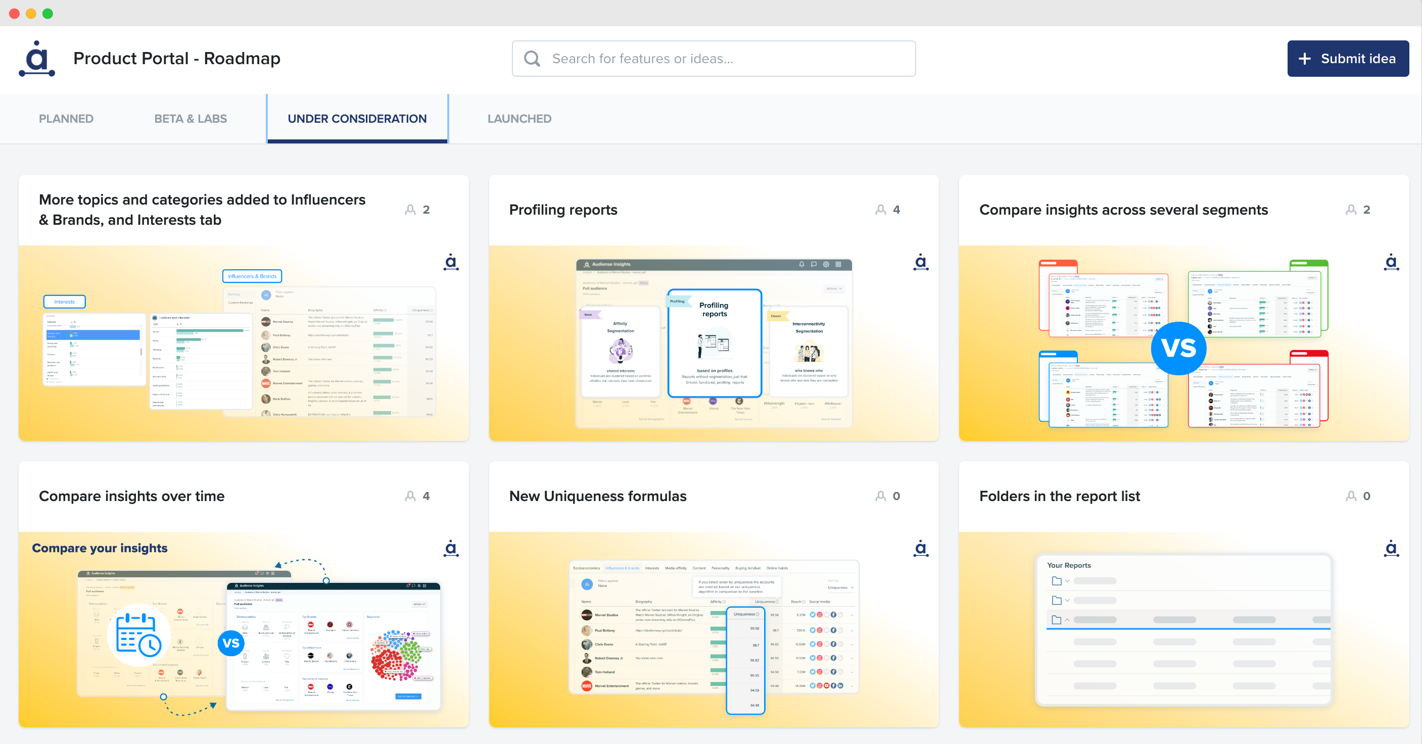 Audiense blog - Portal de Producto