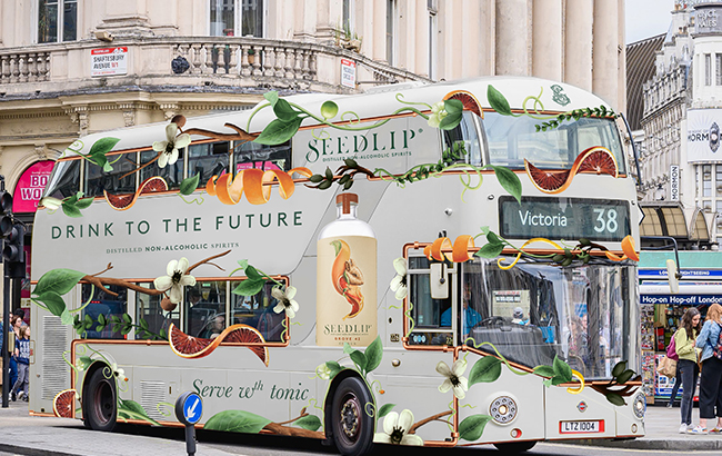 Audiense blog - Seedlip-bus-campaign