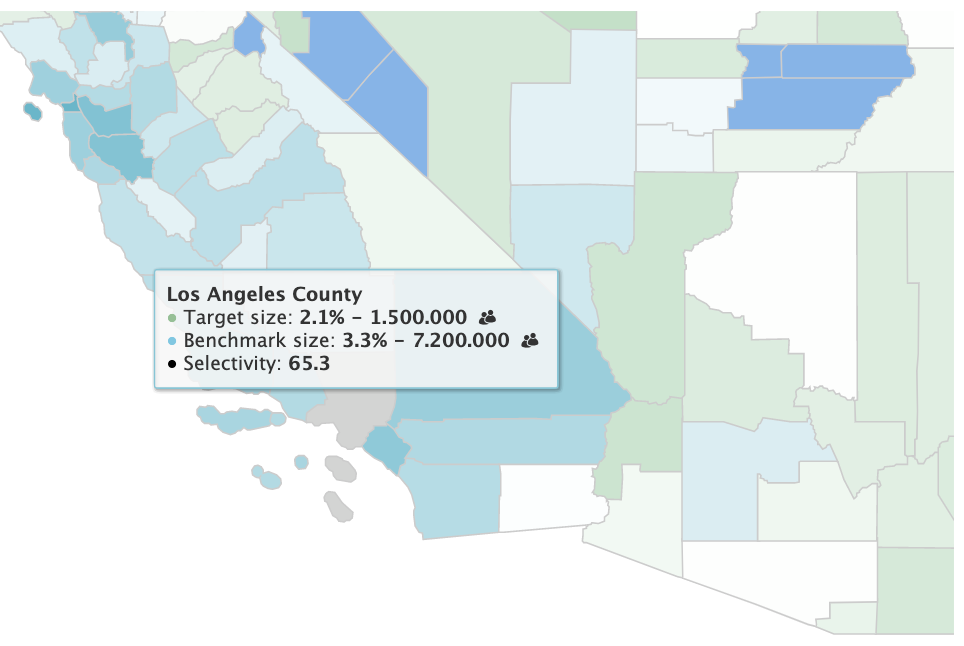 Soprism geolocation county insights