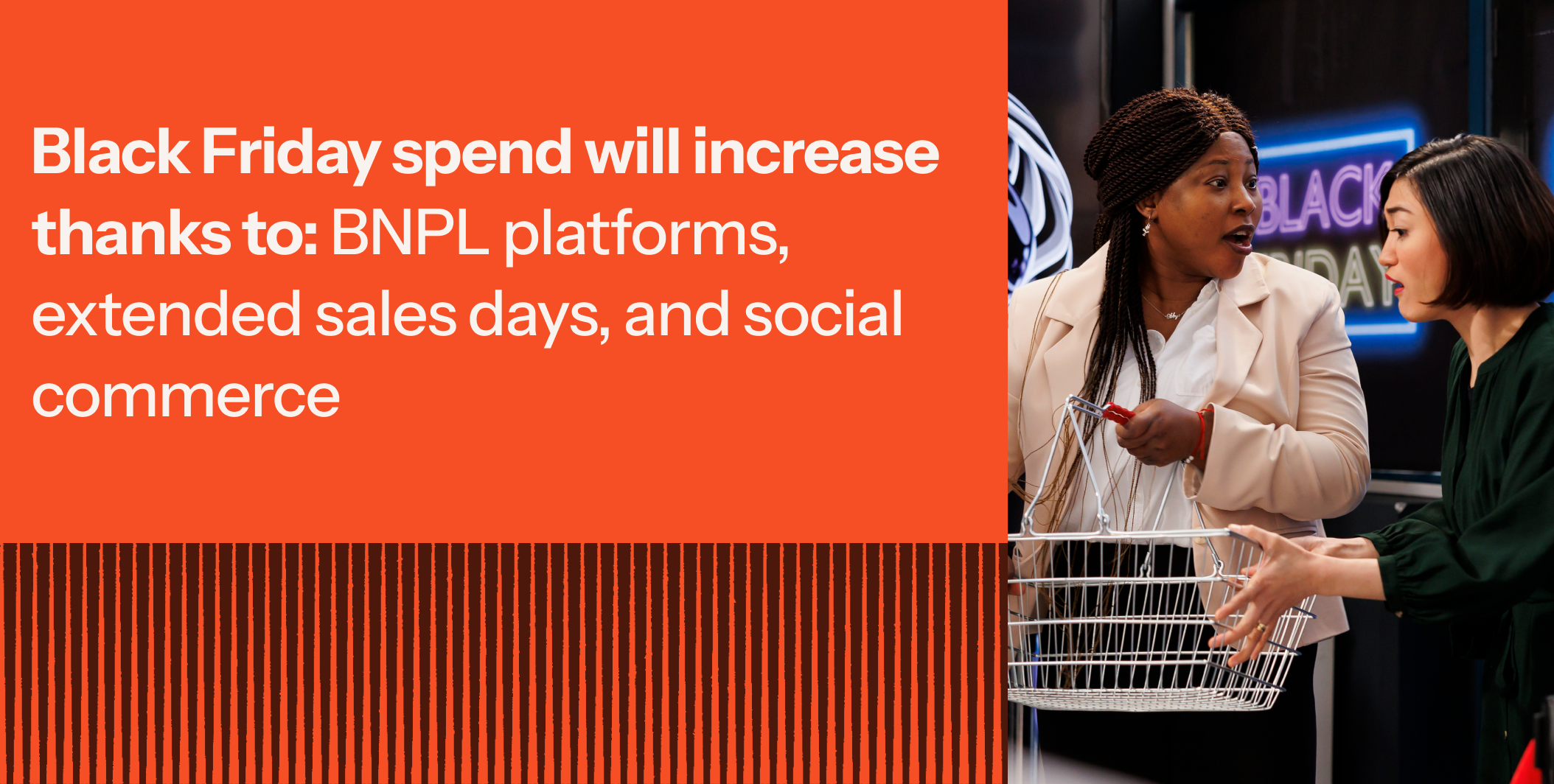 Audiense blog - image with Black Friday data