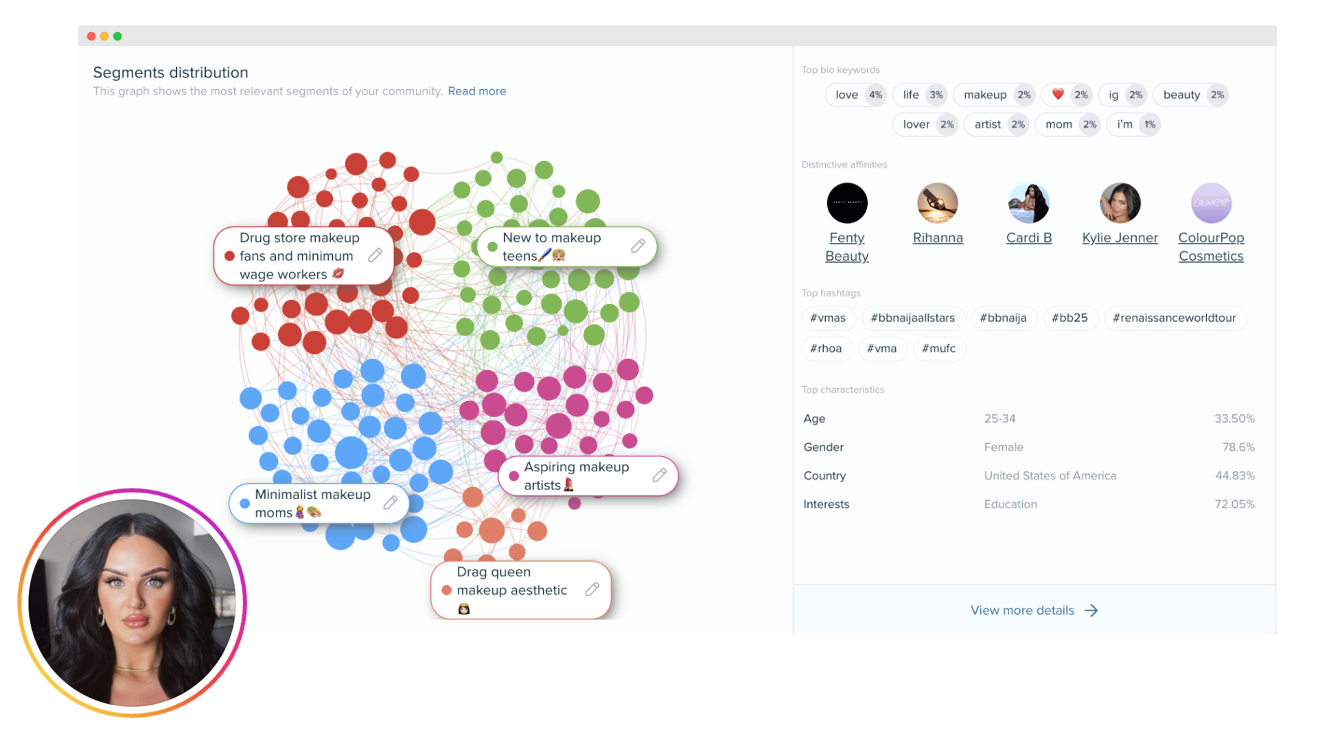 Imagen Audiense blog - Audiense Insights dashboard