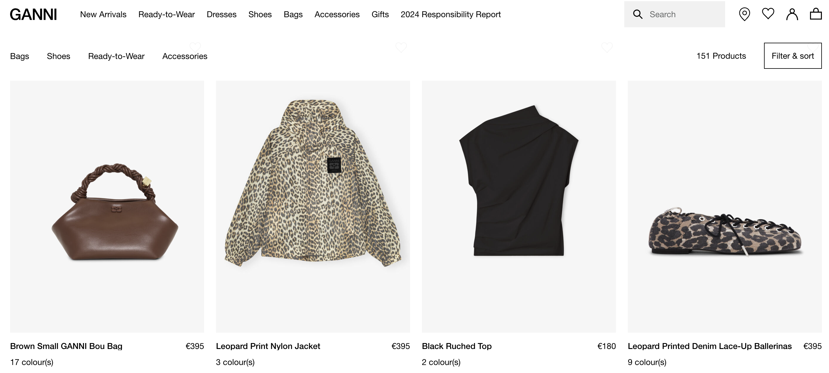 Audiense blog - image - Ganni website