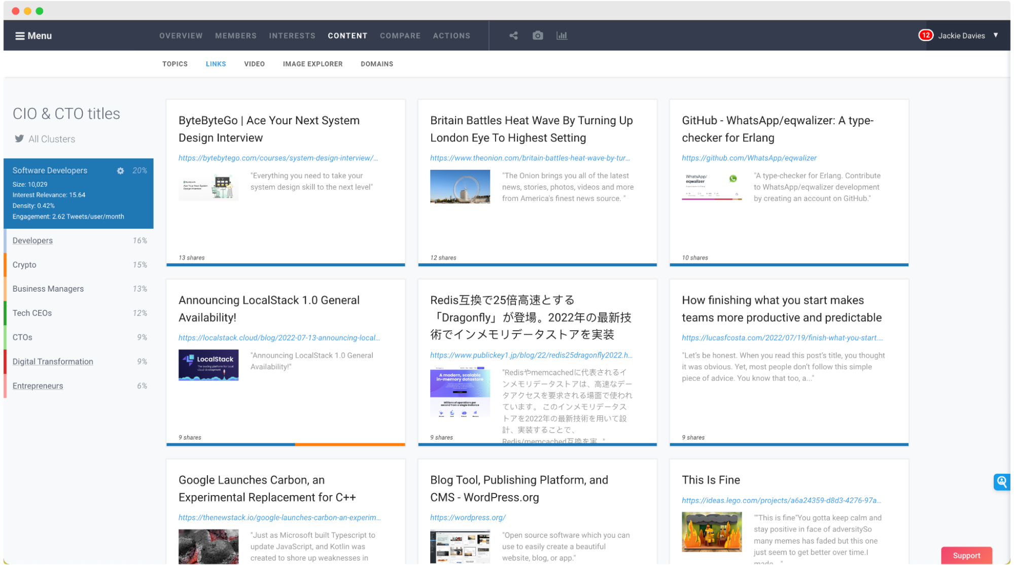 Audiense blog - CIO & CTO titles links