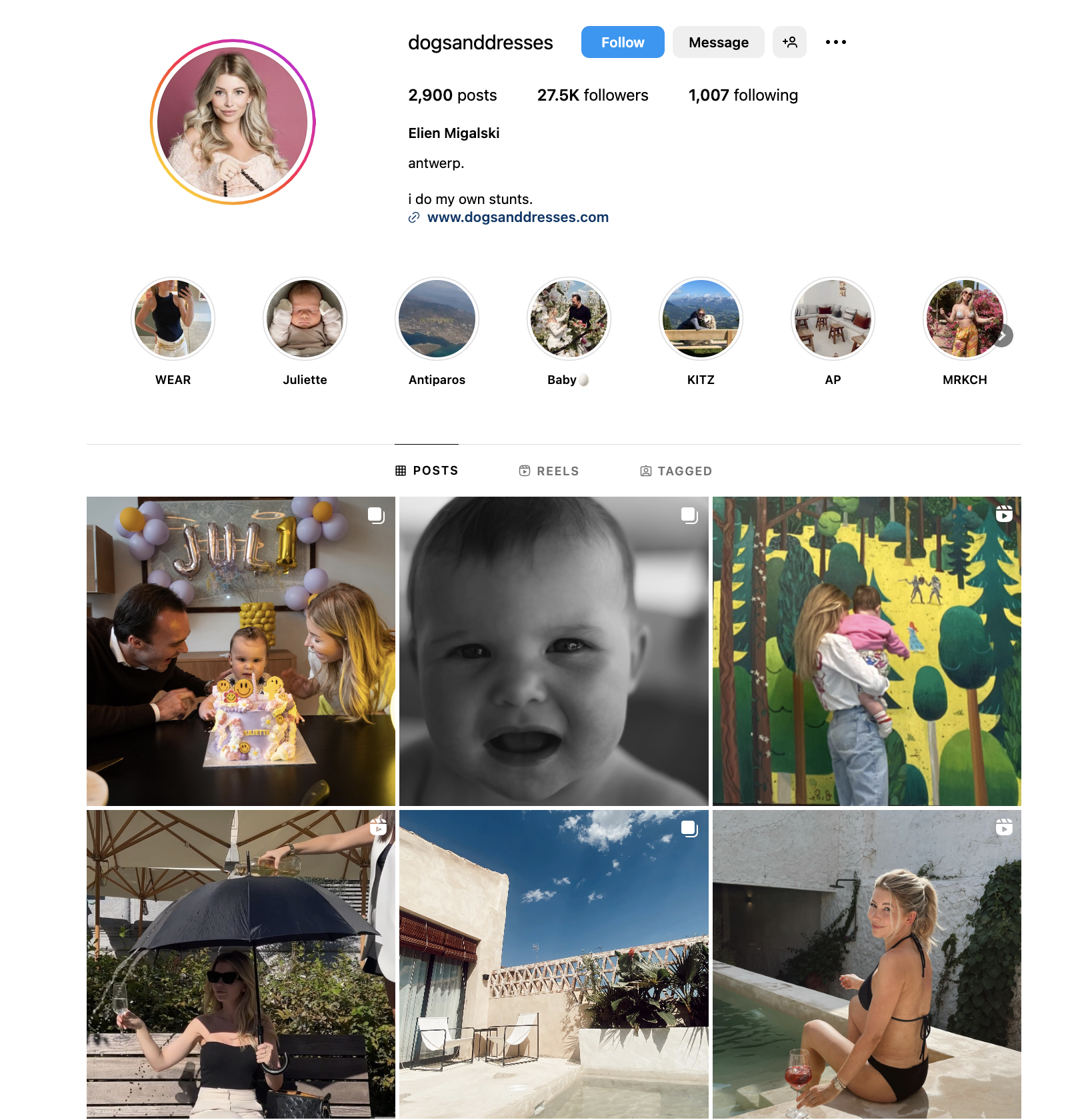 Audiense blog - Elien Migalski Instagram