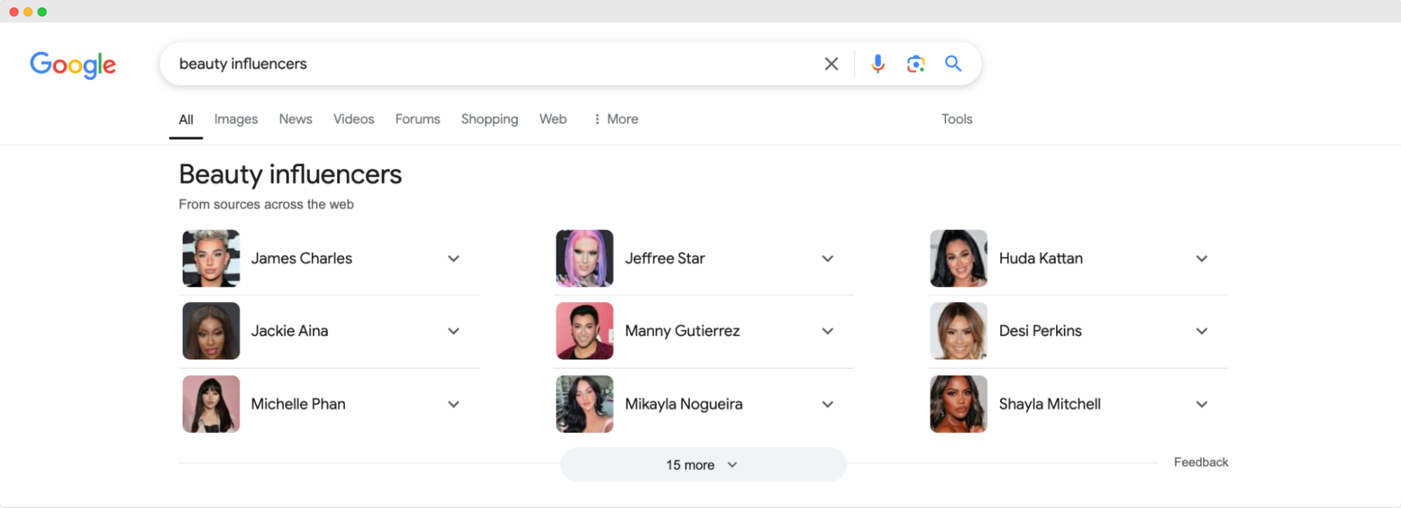 Audiense blog - imagen - búsqueda influencers de belleza