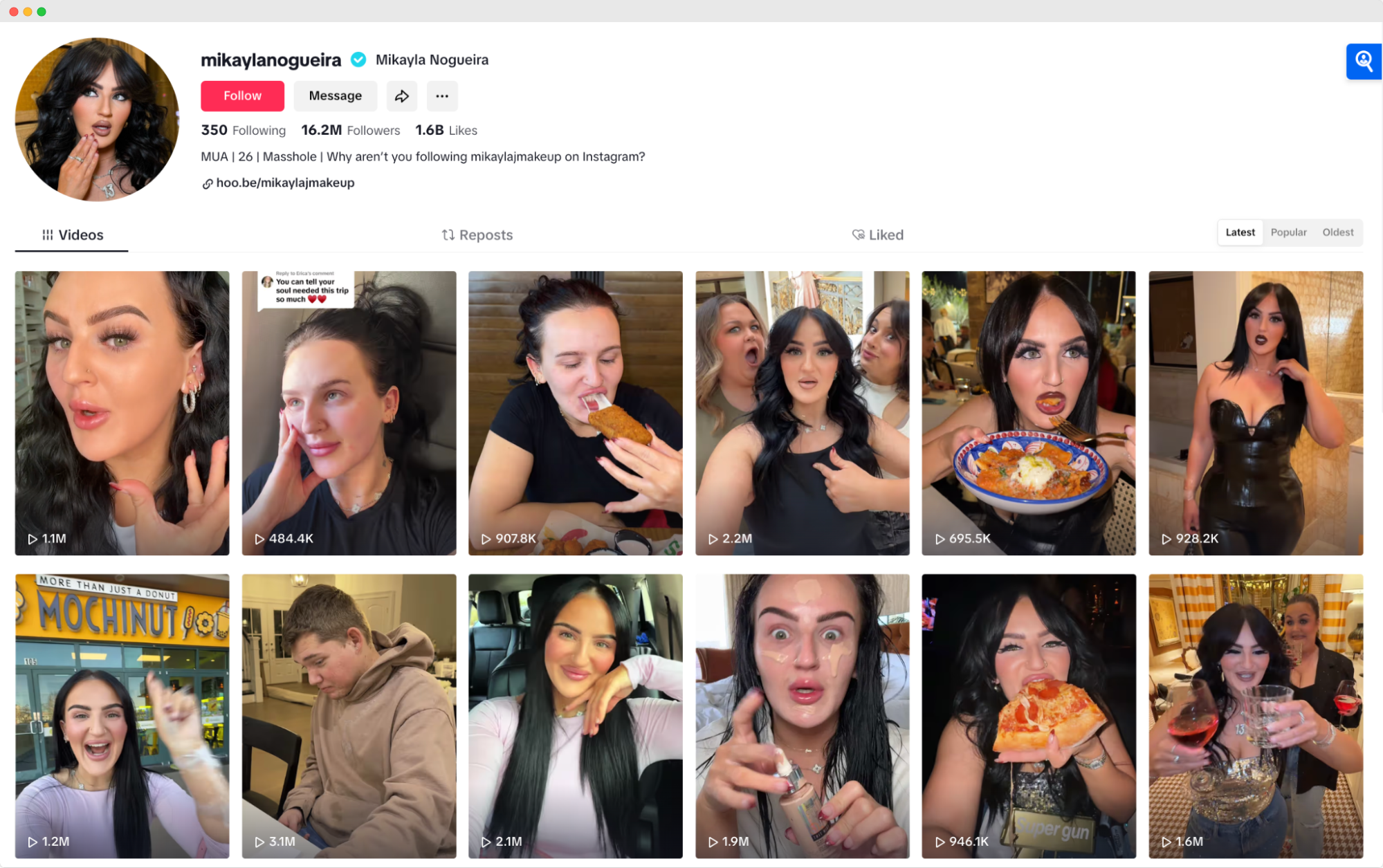 Audiense blog - imagen - Audiense blog - imagen - Mikayla Nogueira - TikTok