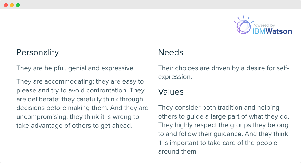 Audiense blog - image - The Cozy Curators segment - personality insights - Audiense Insights